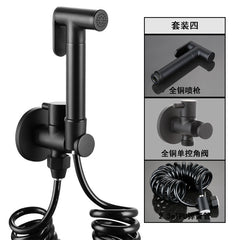 "High-Pressure Copper Toilet Bidet Sprayer Set"