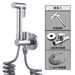 "High-Pressure Copper Toilet Bidet Sprayer Set"