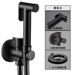 "High-Pressure Copper Toilet Bidet Sprayer Set"
