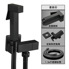 "High-Pressure Copper Toilet Bidet Sprayer Set"