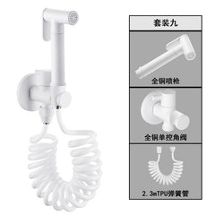 "High-Pressure Copper Toilet Bidet Sprayer Set"